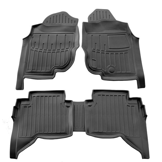 Килимки Stingray 3D (Праворульний, Crew Cab, 5 шт) для Toyota Hilux 2006-2015 рр