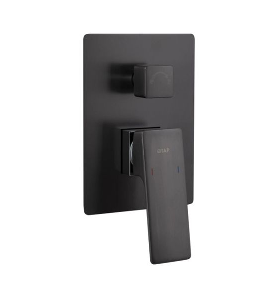 Душова система універсальна Qtap Gemini Gunmetal Black PVD прихованого монтажу QTGEM114GMB45704 | Зображення 8