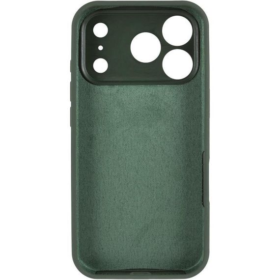 Чохол Silicone Case Full Camera Protective (AA) для Apple iPhone 17 Pro Max (6.9") Зелений / Cyprus Green | Зображення 2