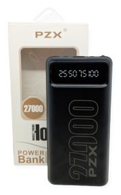 Power Bank 27000 mAh 2,1А  реальная ёмкость PZX C165 зарядка внешний аккумулятор cертифицированный павербанк