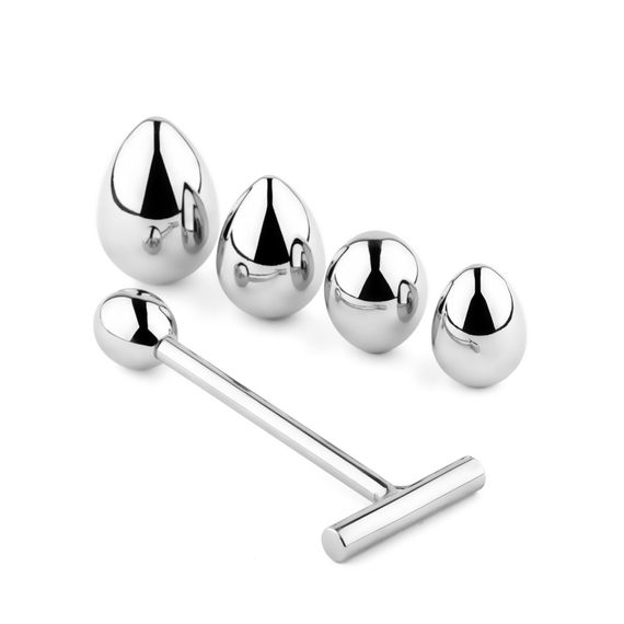 Анальна пробка зі змінними елементами - Jewellery Metal Anal Plug No. 3 | Зображення 2