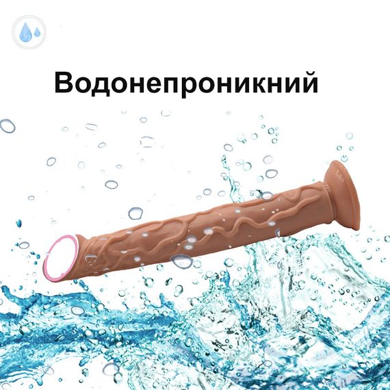 Великий реалістичний фалоімітатор на присосці (тілесного кольору) | Зображення 2