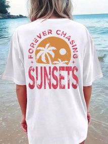 Футболка женская с принтом повседневная L Белая