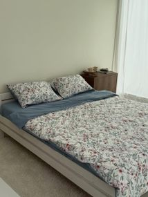 Постільна білизна полуторна Dushka Home Сатин 21644 160х215 см