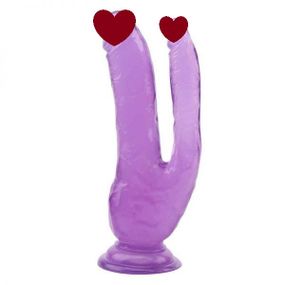 Фалоімітатор подвійний 8.0 Inch Dildo, Purple Sex Aura