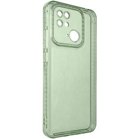 Чехол TPU Starfall Clear для Xiaomi Redmi 10C Зеленый