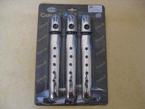 Накладки на ручки (DEKOR, нерж) 4 штуки для Mercedes Vito W638 1996-2003 років.