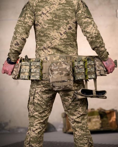 Розвантажувальний пояс РПС в зборі тактичний ремінь з підсумками пояс для магазинів військова розвантаження | Зображення 5