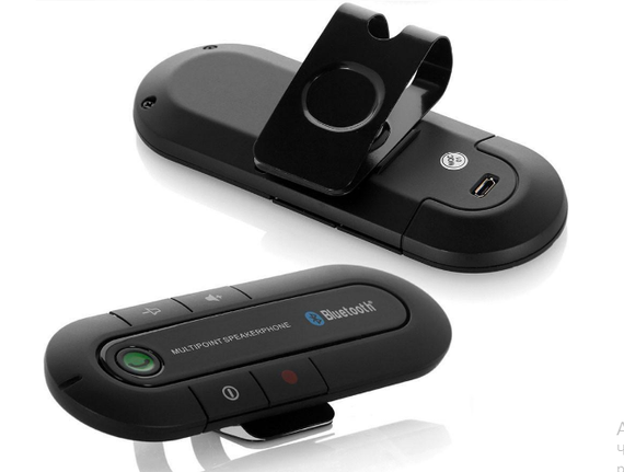 Автомобільний бездротовий динамік-гучномовець Bluetooth Hands Free kit HB 505-BT (спікерфон) | Зображення 5