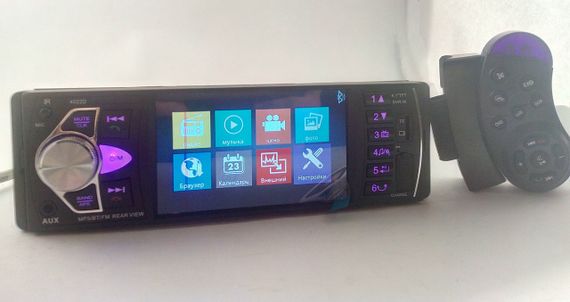 Автомобільна Bluetooth магнітола PI 4023 BT з пультом на кермо та великим екраном | Зображення 4