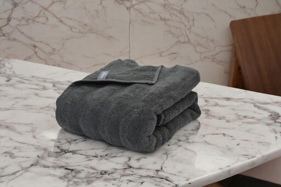 Рушник махровий ST-2 Kayra 70х140 см. сірий | Зображення 2