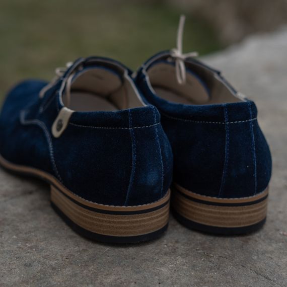 Синие замшевые туфли 42 размер – качество гарантируем! | Зображення 3