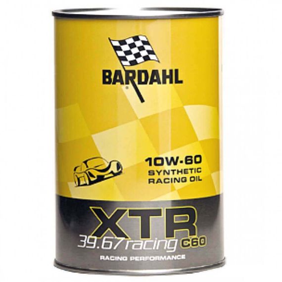 Моторна олива BARDAHL (metal) XTR C60 RACING 39.67 - 10W60 1л. SL A3/B4 327039