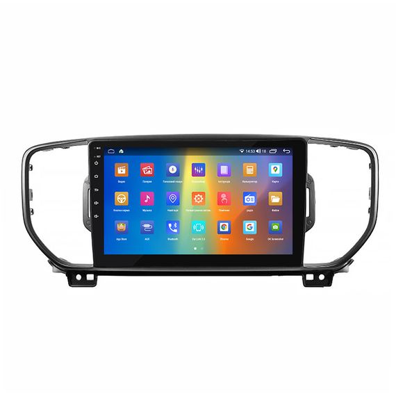 Штатная магнитола 9" Lesko для Kia Sportage IV 2016-2018 2/32Gb CarPlay 4G Wi-Fi GPS Prime IPS охлаждение Киа | Зображення 1