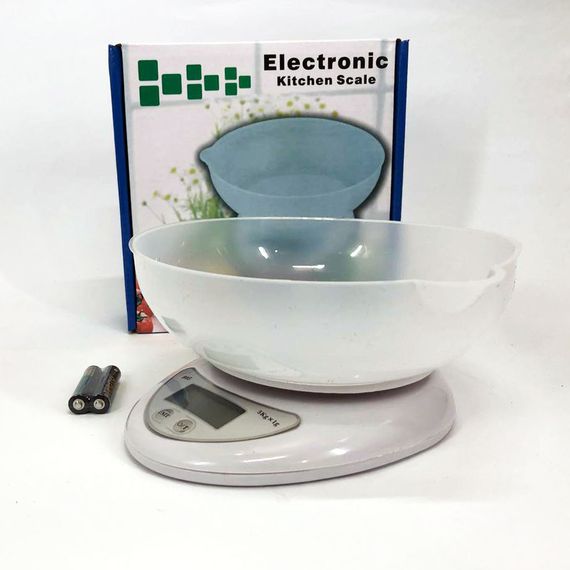 Весы кухонные обычные B05A, Кухонный вес кухонный вес на аккумуляторе, Весы для кухни с обнулением XD-77 | Зображення 8