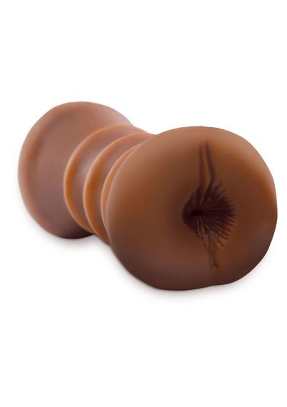 Мастурбатор реалістичний з двома отворами Pipedream Extreme, коричневий, 15 х 6.5 см sexstyle | Зображення 5