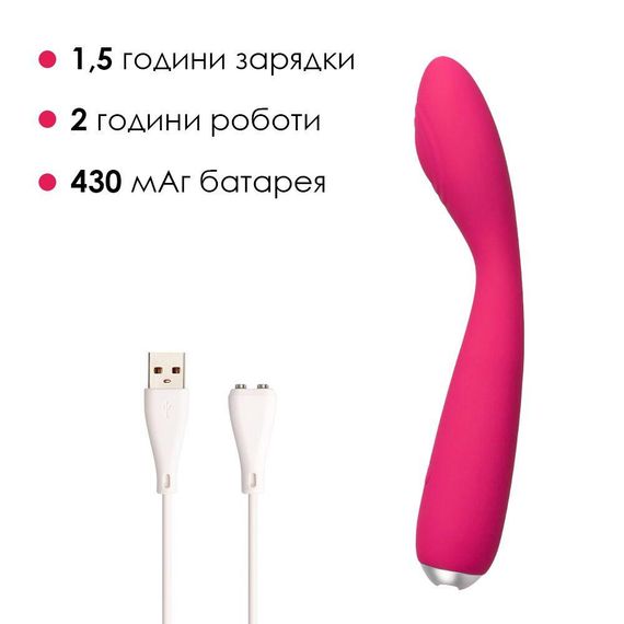 Вибратор для клитора и точки G Svakom Iris Plum Red sexstyle | Зображення 10