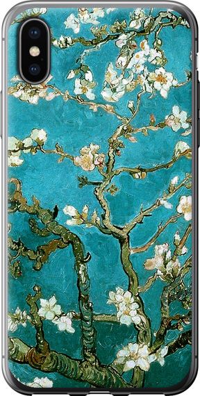 Чехол на iPhone X Винсент Ван Гог. Сакура "841u-1050-17620"
