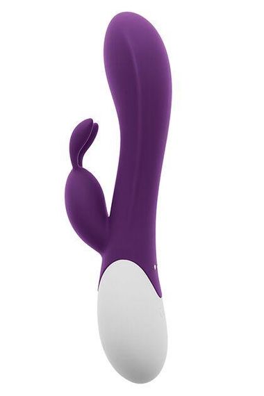 Вибратор-кролик S Pleasures Premium Corabi Rabbit, фиолетовый, ушки для клитора, 16 режимов, нагрев sexstyle | Зображення 1