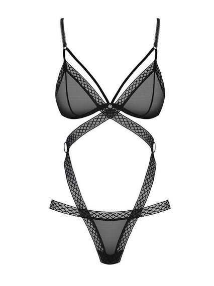 Боді - Obsessive 855-TED-1 Body Black - S/M sexstyle | Зображення 3