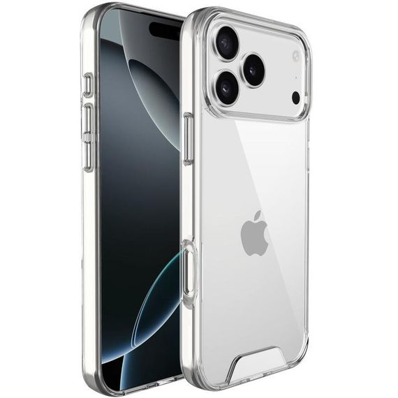 Чохол TPU Space Case transparent Apple iPhone 17 Pro (6.3") Прозорий