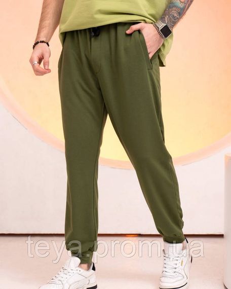 Спортивные штаны цвет хаки размеры XXL, M, S, XL, 3XL, L FI_006811 | Зображення 1