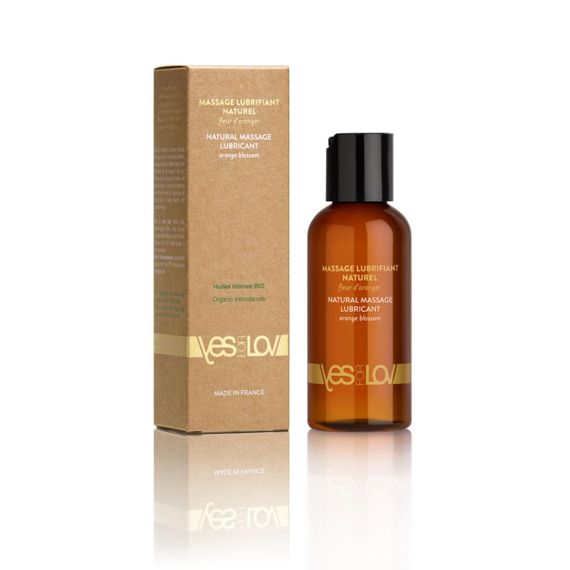 Массажное масло YESforLOV NATURAL MASSAGE LUBRICANT Orange blossom 100 мл Sex Aura