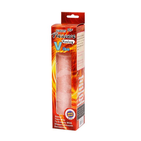 Вібратор - Waves Of Pleasure Fantasy Vibe Flesh, 23 см Sex Aura | Зображення 7