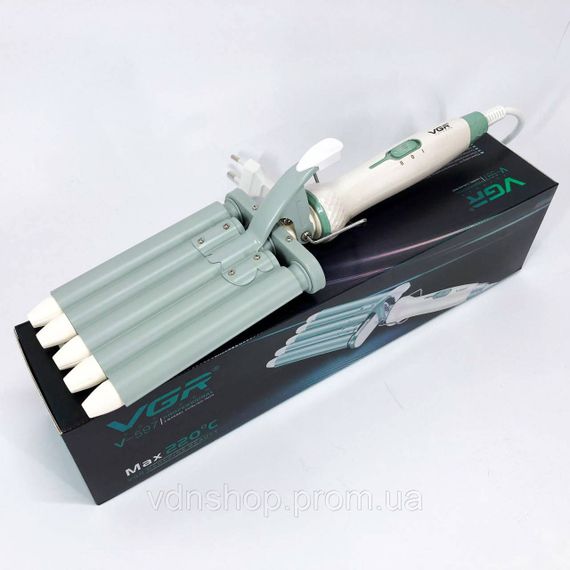 Плойка для створення гофре для волосся VGR V-597, Плойка для кучерів Плойки об'єму волосся VI-19 | Зображення 3