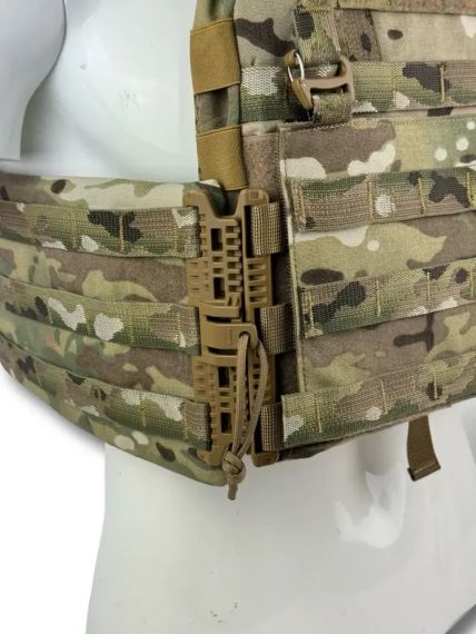 Плитоноска для плит 25*30 см Cordura Crye Precision Multicam USA + 4 підсумків | Зображення 5