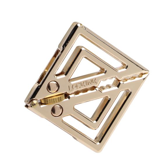 Затискачі для сосків з важкою підвіскою LOCKINK Adjustable Nipple Clamps with Heavy Pendant, під золото | Зображення 3