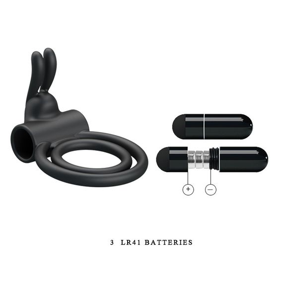 Эрекционное кольцо - Pretty Love Osmond Cock Ring Black sexstyle | Зображення 6