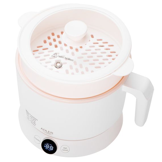 Мультиварка 1 л 800 Вт Adler AD 6422, 4 режими, пароварка | Зображення 2