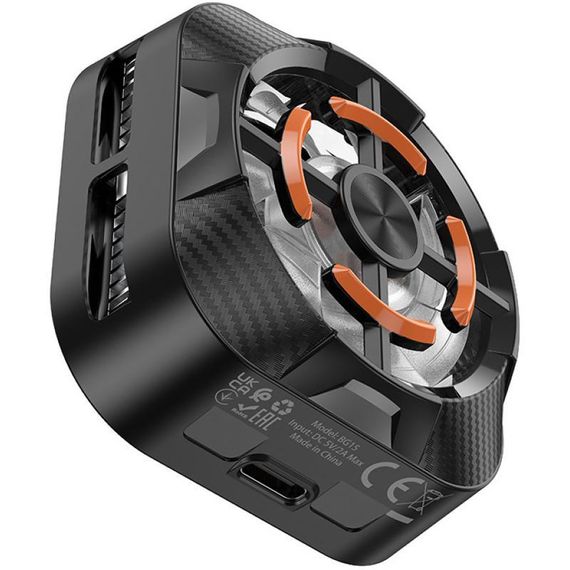 Охлаждающий кулер для мобильного телефона Borofone BG15 Travel magnetic Black | Зображення 3