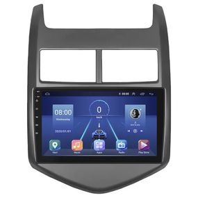 Штатна магнітола 9" Lesko для Chevrolet Aveo II 2011-2020 6/128Gb 4G Wi-Fi GPS Top Шевролет