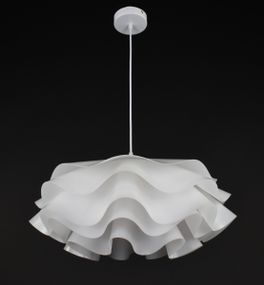 Люстра підвісна на 1 лампочку 27949 Білий 30-140х50х50 см.