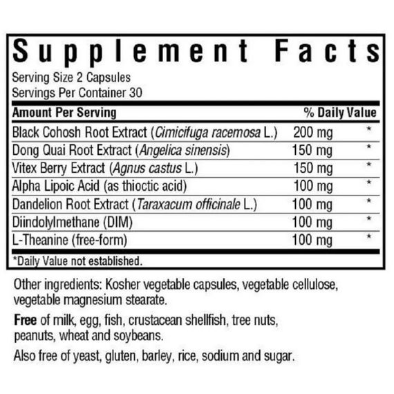 Комплекс для повышение либидо Bluebonnet Nutrition Intimate Essentials For Her Hormonal Balance 60 Veg Caps | Зображення 2