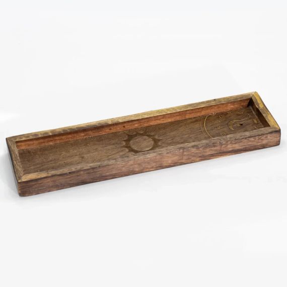 Підставка під пахощі та тераса для кристалів Зодіак 25,4×5,7×1,5 см ZEN Aroma 5056368340178 | Зображення 1