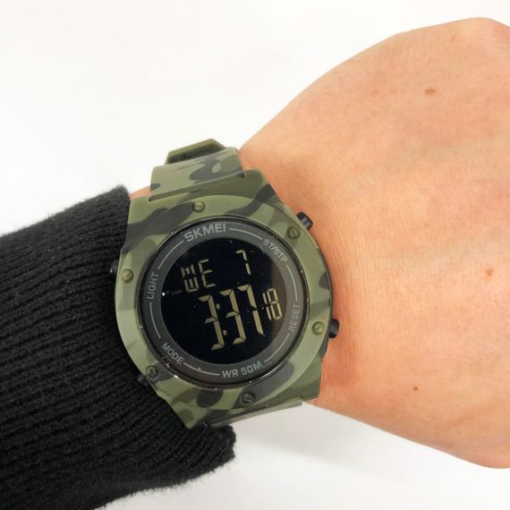 Годинник наручний чоловічий SKMEI 1772CMGNBK, армійський годинник протиударний, модний чоловічий годинник | Зображення 1