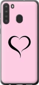 Чохол для Samsung Galaxy A21 з силікону FCh_083255