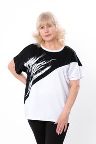 Футболка жіноча (батал) Носи своє 6XL Чорний (p-16548-191456)