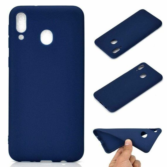 Чохол Candy Silicone для Samsung Galaxy A10s колір Синій