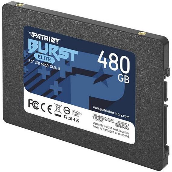Накопичувач SSD 2.5" 480GB Burst Elite Patriot (PBE480GS25SSDR) | Зображення 2