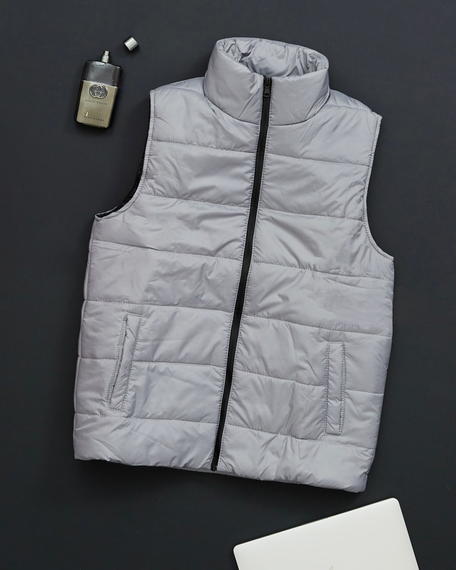 Жилетка серый S M | Зображення 3