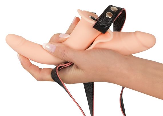 Страпон - Vibrating Double Strap-On | Зображення 6