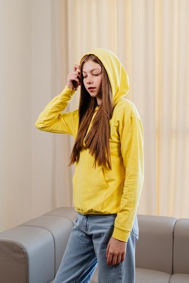 Худі для дівчинки (підлітковий) Носи своє 146 Жовтий (p-11009-119093) | Зображення 9