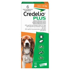 Таблетки Credelio PLUS проти бліх та кліщів для собак 5,5-11 кг