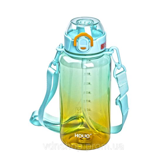 Пляшка для води 1 л пляшечка з мундштуком м'ятна HP-14-31M