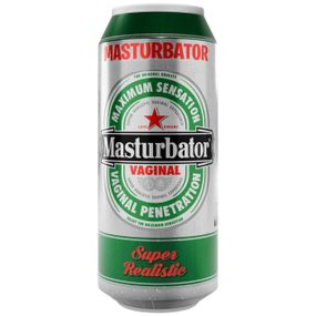 Мастурбатор-вагіна Alive Heineken Vagina II у вигляді банки пива Sex Aura