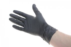 Перчатки нитриловые 100шт. M  черные  099700141000